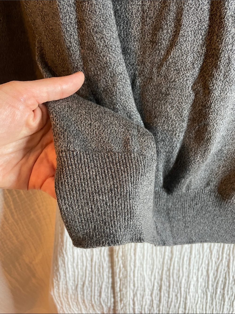 Pronto Uomo Gray Brown Crewneck Sweater | size XL - Picture 6 of 9